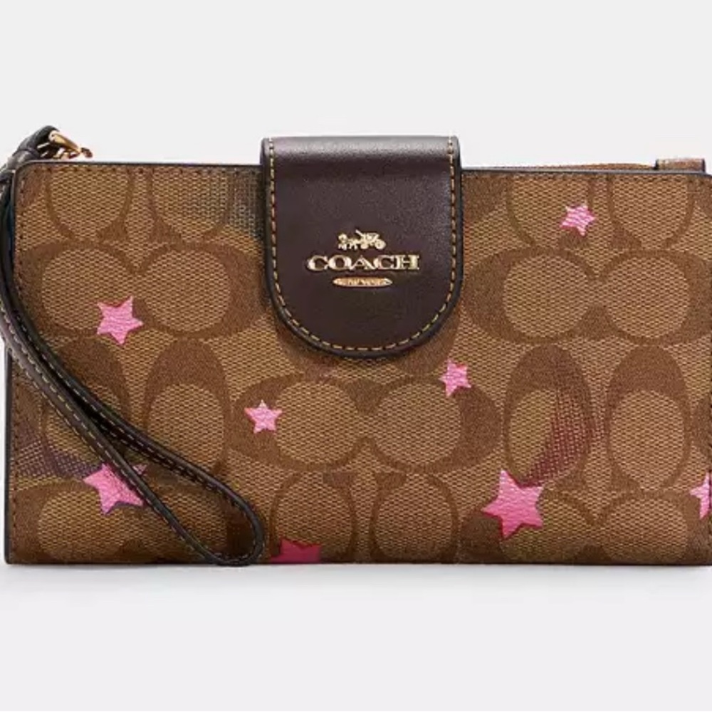 Coach Disco Stars 2021 Holiday Collection Phone Wallet